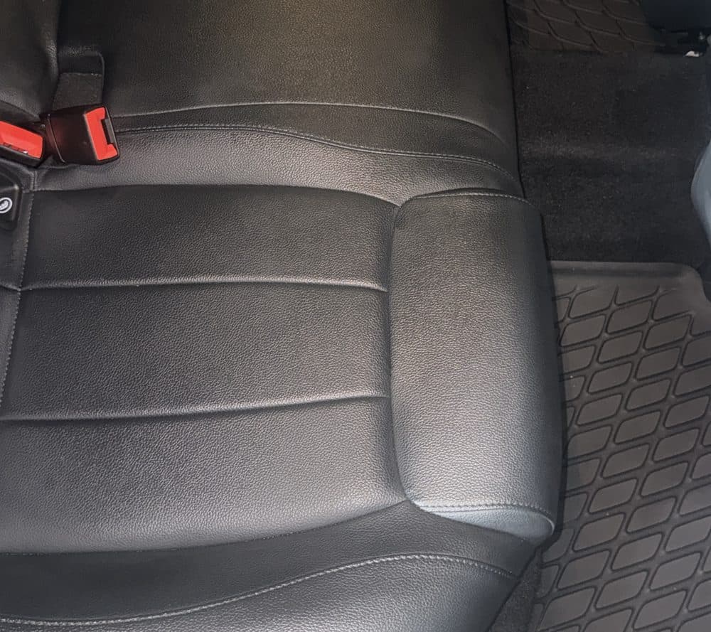 Rear Seat Deep Clean — after